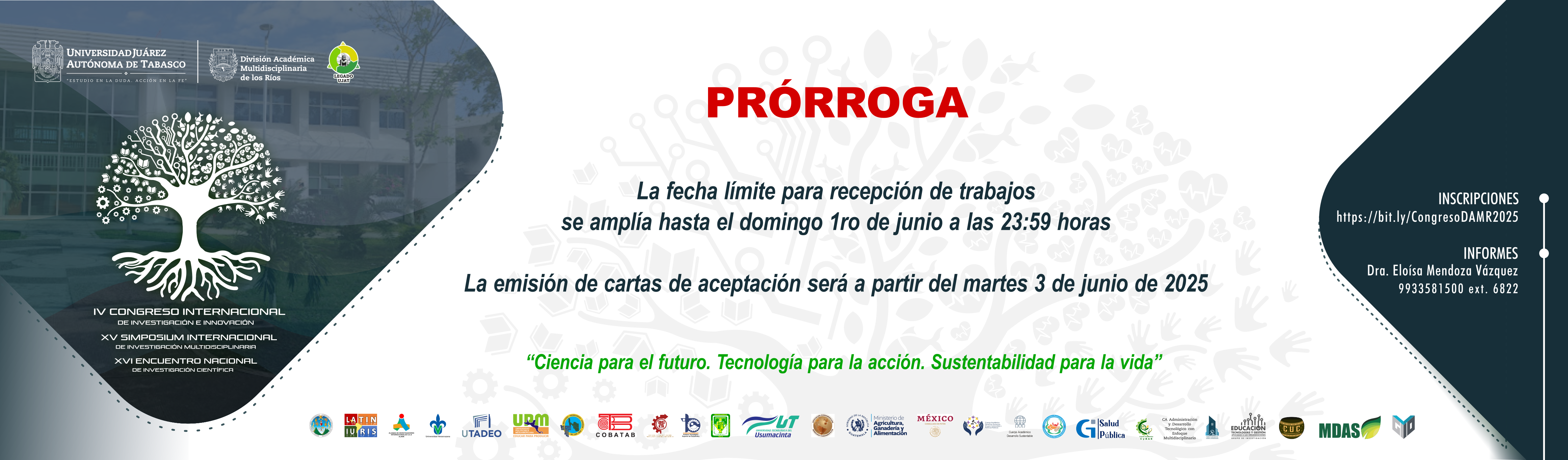 IV Congreso de Investigación e Innovación, XIV Simposium Internacional de Investigación Multidisciplinaria y XVI Encuentro Nacional de Investigación Científica
